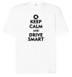 Футболка Оверсайз Drive Smart Білий фото