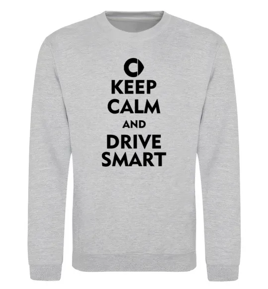 Свитшот Drive Smart Серый меланж фото