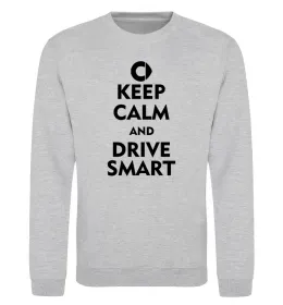 Світшот Drive Smart Сірий меланж фото