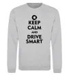 Свитшот Drive Smart Серый меланж фото