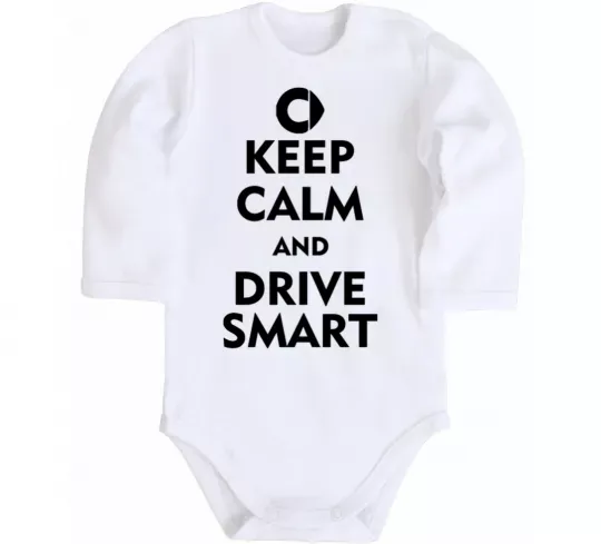 Детский боди Drive Smart Белый фото