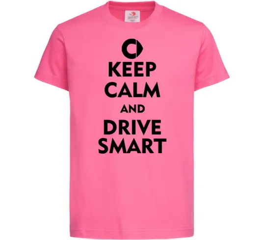 Детская футболка Drive Smart Ярко-розовый фото