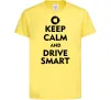 Детская футболка Drive Smart Лимонный фото