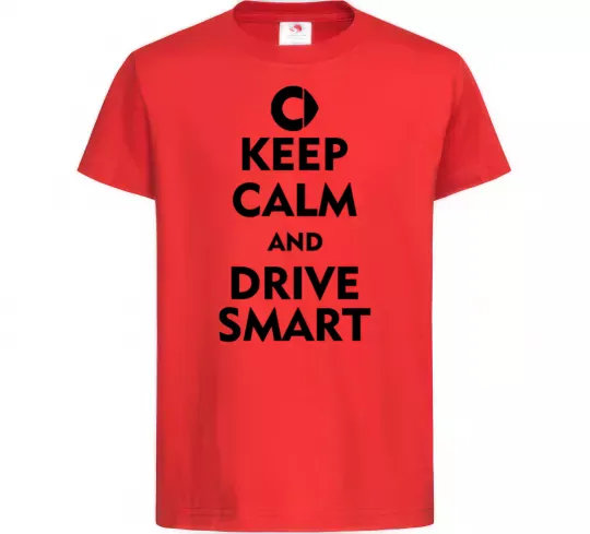 Детская футболка Drive Smart Красный фото