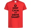 Детская футболка Drive Smart Красный фото