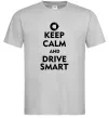 Чоловіча футболка Drive Smart Сірий Чоловіча футболка Drive Smart Сірий фото