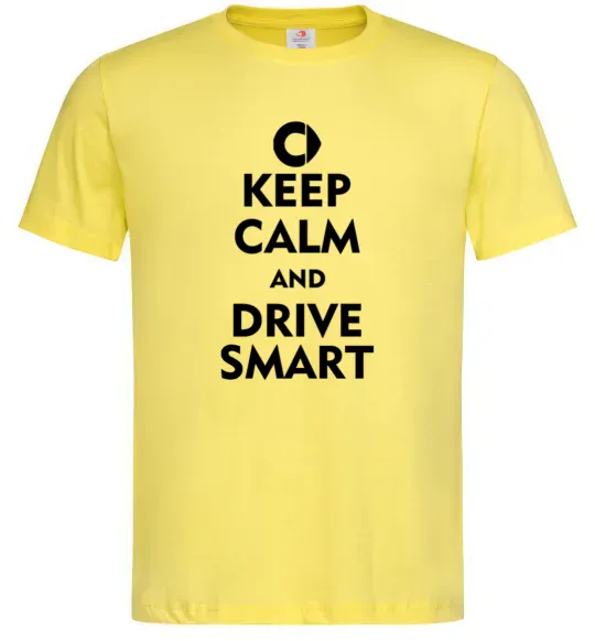 Чоловіча футболка Drive Smart Лимонний фото