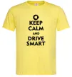 Чоловіча футболка Drive Smart Лимонний Чоловіча футболка Drive Smart Лимонний фото