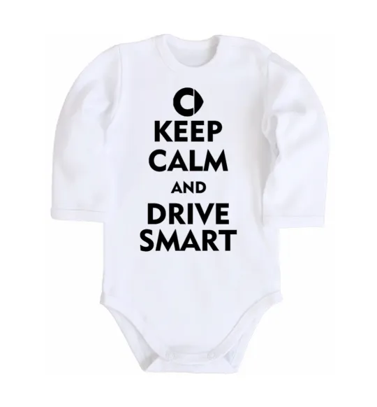 Дитячий бодік Drive Smart Білий фото