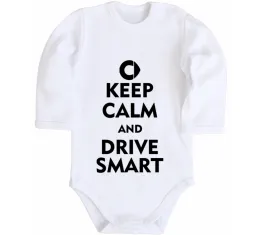 Детский боди Drive Smart Белый фото