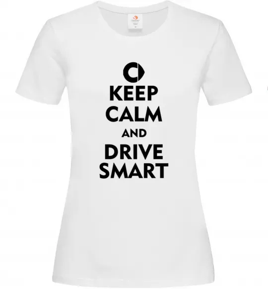 Женская футболка Drive Smart Белый фото