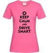 Женская футболка Drive Smart Ярко-розовый фото