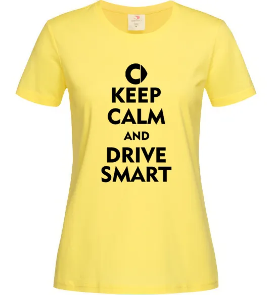 Женская футболка Drive Smart Лимонный фото