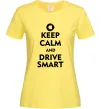 Женская футболка Drive Smart Лимонный фото