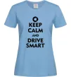 Женская футболка Drive Smart Голубой фото