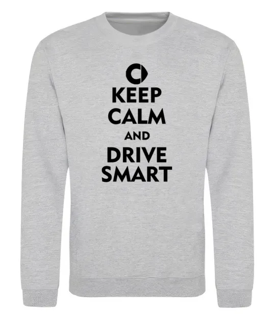 Свитшот Drive Smart Серый меланж фото
