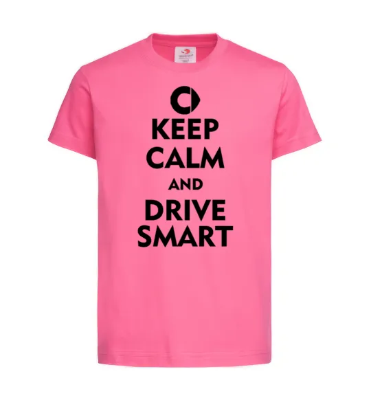 Детская футболка Drive Smart Ярко-розовый фото