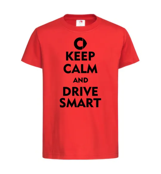 Детская футболка Drive Smart Красный фото