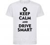 Дитяча футболка Drive Smart Білий фото