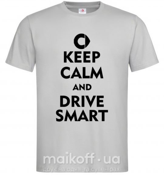 Чоловіча футболка Drive Smart Сірий фото