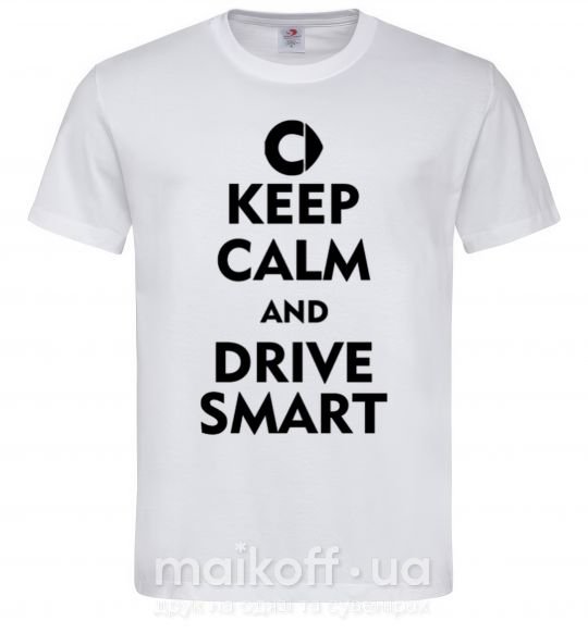 Чоловіча футболка Drive Smart Білий фото