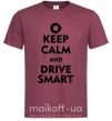 Чоловіча футболка Drive Smart Бордовий фото