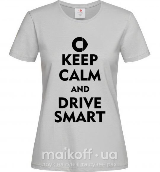 Жіноча футболка Drive Smart Сірий фото