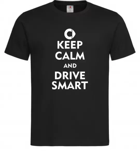Чоловіча футболка Drive Smart Чорний фото
