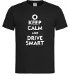 Чоловіча футболка Drive Smart Чорний Чоловіча футболка Drive Smart Чорний фото