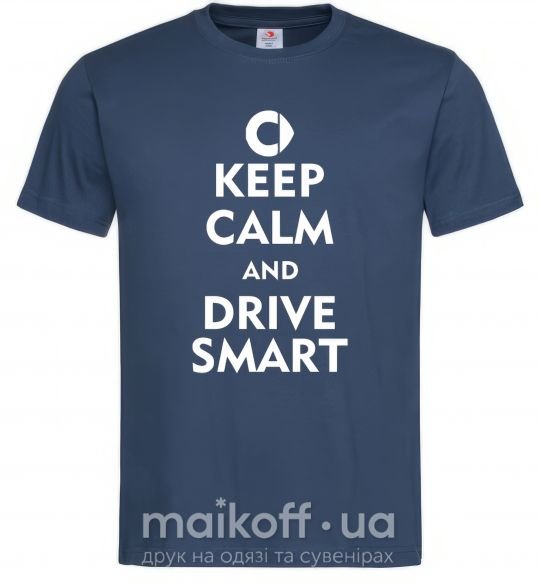 Чоловіча футболка Drive Smart Темно-синій фото