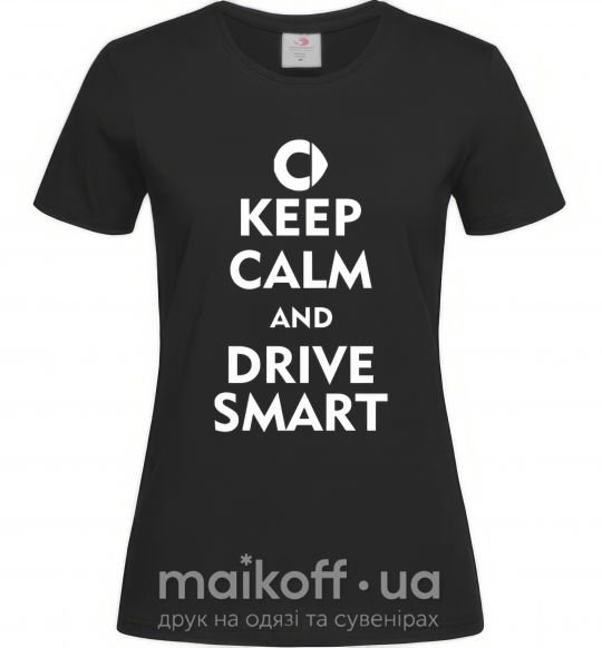 Жіноча футболка Drive Smart Чорний фото