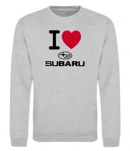 Свитшот I Love Subaru Свитшот I Love Subaru