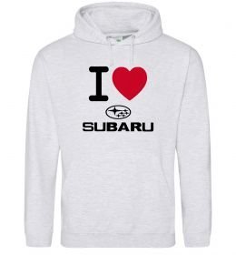 Чоловіча толстовка (худі) I Love Subaru Чоловіча толстовка (худі) I Love Subaru