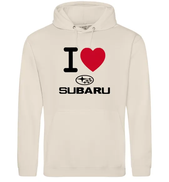 Женская толстовка (худи) I Love Subaru Таш фото