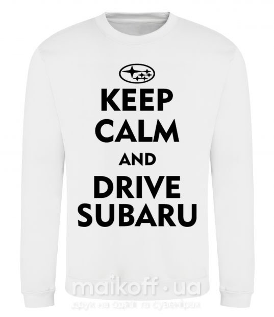 Свитшот Drive Subaru Белый фото