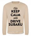 Світшот Drive Subaru Пісочний фото