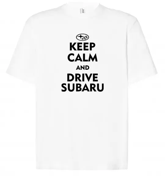 Футболка Оверсайз Drive Subaru Білий фото