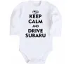 Дитячий бодік Drive Subaru Білий фото