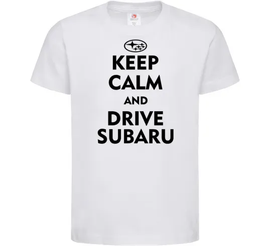 Детская футболка Drive Subaru Белый фото