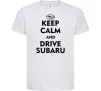 Детская футболка Drive Subaru Белый фото
