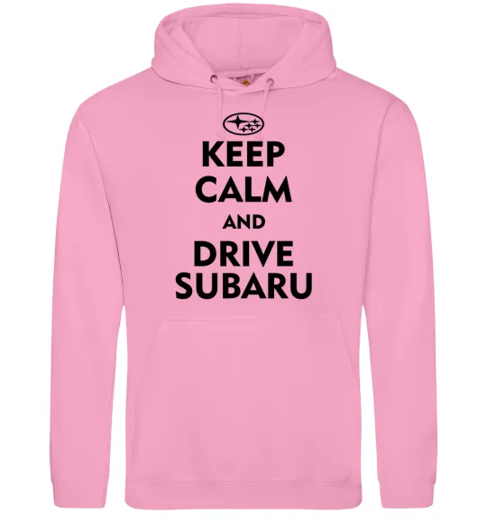 Мужская толстовка (худи) Drive Subaru Розовый фото