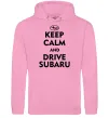 Мужская толстовка (худи) Drive Subaru Розовый фото
