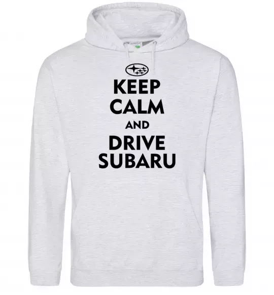 Чоловіча толстовка (худі) Drive Subaru Сірий меланж фото