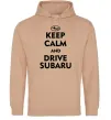 Чоловіча толстовка (худі) Drive Subaru Пісочний фото