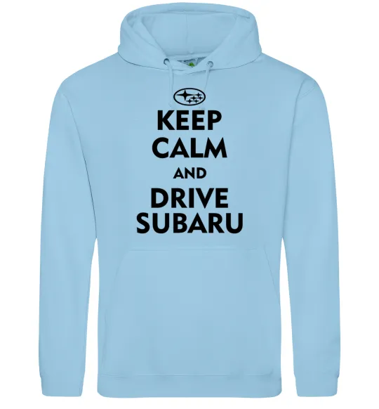 Жіноча толстовка (худі) Drive Subaru Блакитний фото