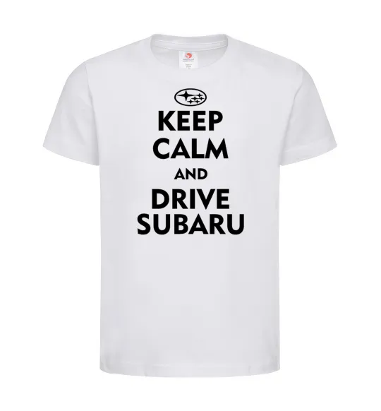 Детская футболка Drive Subaru Белый фото