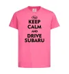 Детская футболка Drive Subaru Ярко-розовый фото