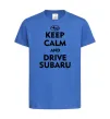 Детская футболка Drive Subaru Ярко-синий фото