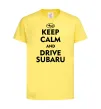 Детская футболка Drive Subaru Лимонный фото