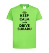 Детская футболка Drive Subaru Лаймовый фото